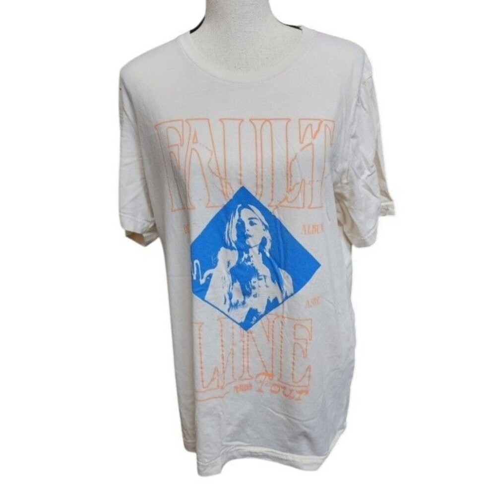 Fault Line North America Tour by Ashe 2021 Band Tee Size Large Country Rock